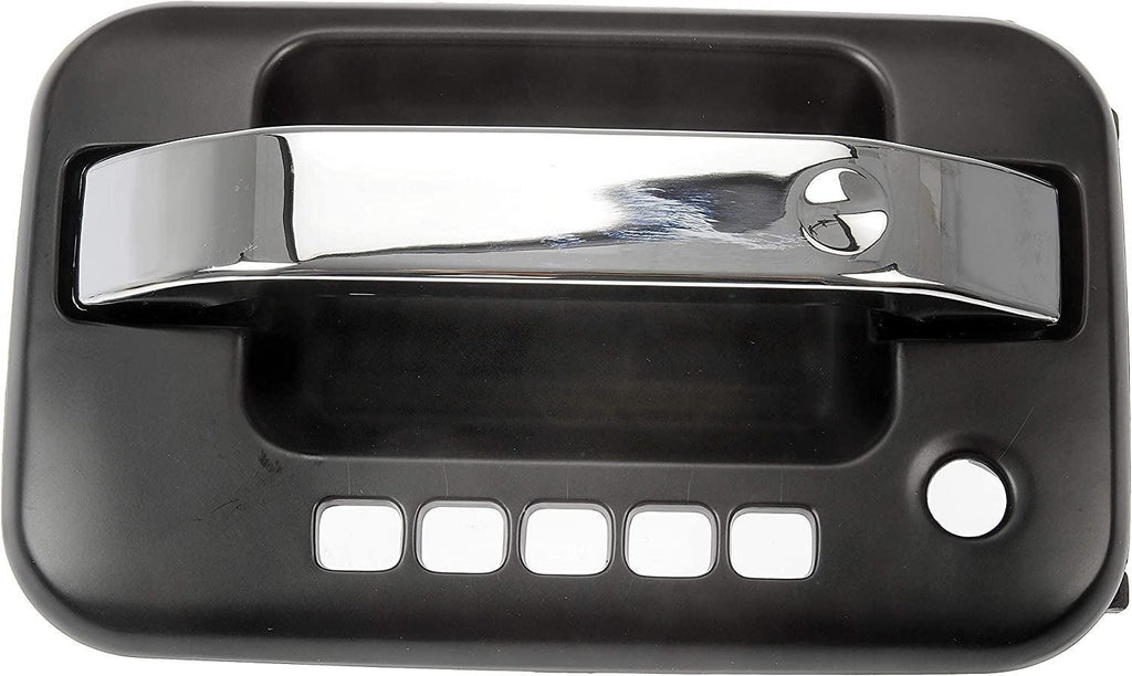Dorman 80199 Front Driver Side Exterior Door Handle Compatible with Select Ford/Lincoln Models, Black and Chrome