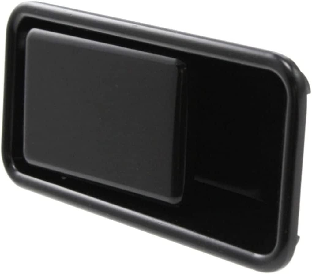 for Jeep Wrangler TJ Exterior Door Handle 1997-2006 Driver Side | Front | Smooth Black | Trim:All Submodels | CH1310144 | 55176549AB