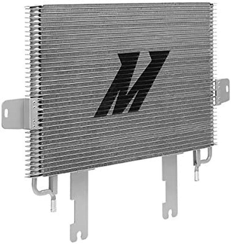 MMTC-F2D-03SL Transmission Cooler Compatible with Ford 6.0 Powerstroke 2003-2007 Silver