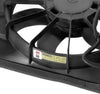 OEM-RF-0034 Factory Style Radiator Cooling Fan Assembly Cooling Efficiency Improved Direct Replacement [Compatible with 10-11 Soul],Black