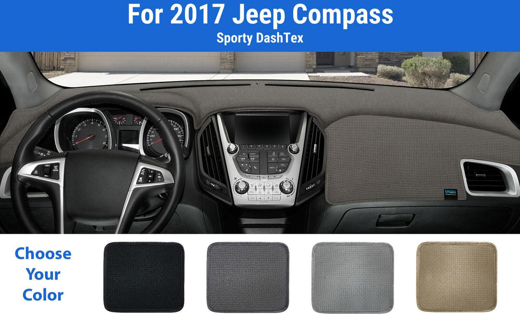 Dashboard Dash Mat Cover for 2017 Jeep Compass (Dashtex)