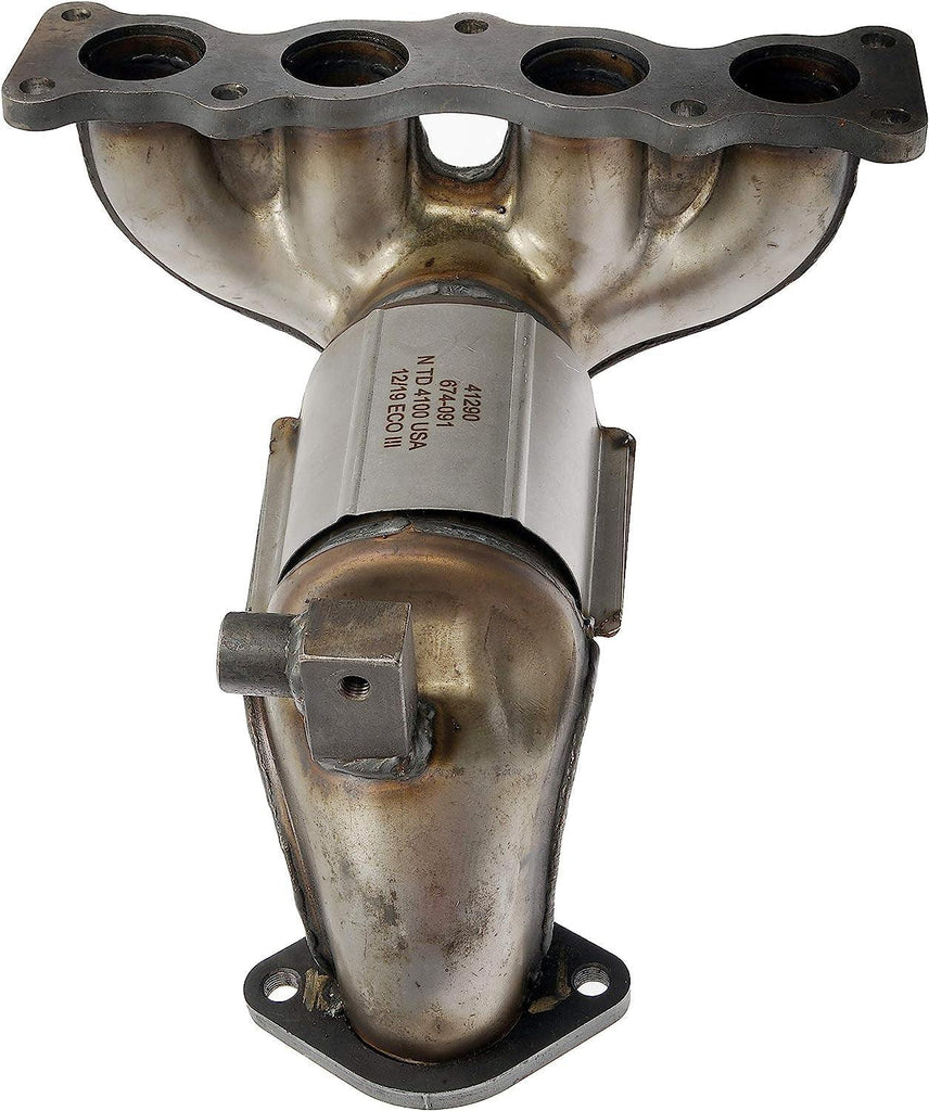 674-091 Manifold Converter - Not CARB Compliant Compatible with Select Hyundai/Kia Models (Made in USA)