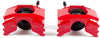 Front S4196 Pair of High-Temp Red Powder Coated Calipers