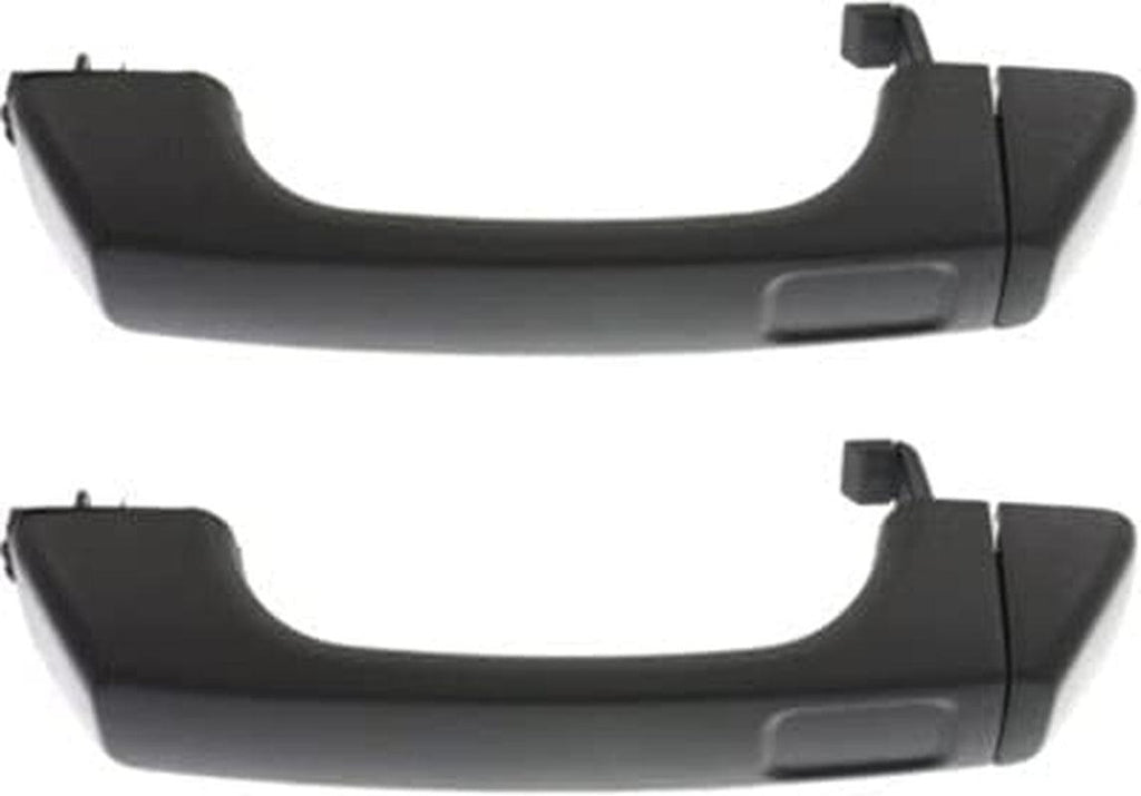 Front or Rear Exterior Door Handle Compatible with 2006-2010 Hummer H3 and 2009-2010 Hummer H3T, Set of 2, Driver and Passenger Side, Gray