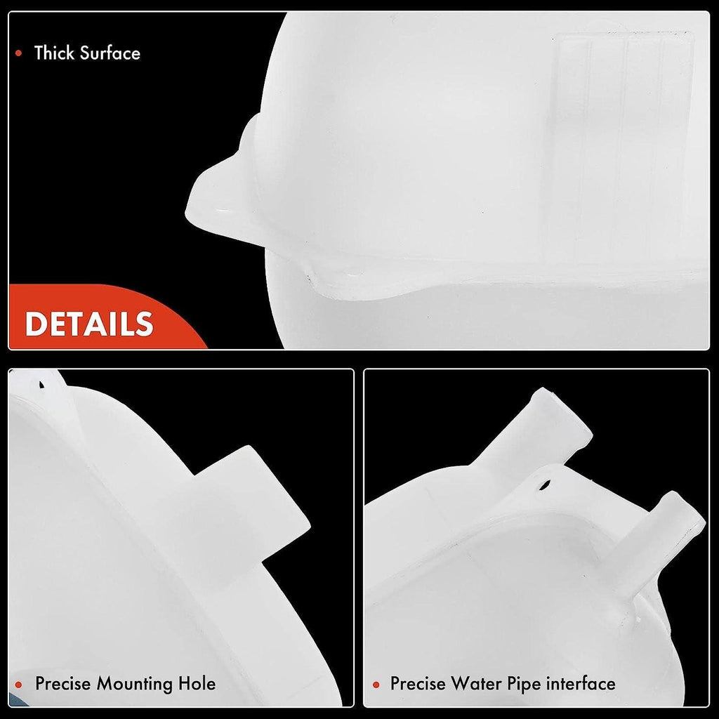 A-Premium Engine Coolant Overflow Recovery Reservoir Tank [W/Cap] Compatible with Volkswagen Vanagon 1986-1991 2.1L, Replace # 025141407A