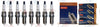 DENSO "U-GROOVE NICKEL" Spark Plugs (Set of 8) 2006-2010 for Honda Civic 1.3L L4