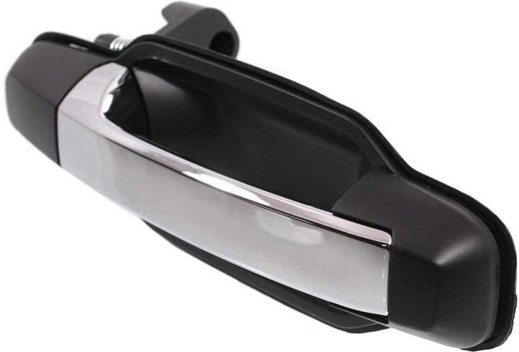 Front and Rear Exterior Door Handle Set of 4 Compatible with 2003-2009 Kia Sorento Chrome Lever with Primed Bezel Driver and Passenger Side