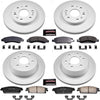 CRK2070 Coated Brake Rotor & Ceramic Brake Pads- Front & Rear