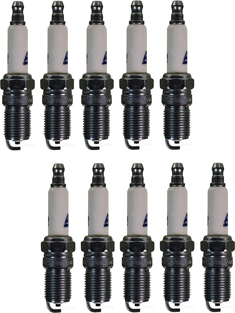 Set of 10 Spark Plugs for Ford F53 E-450 SD E-450 Econoline SD 6.8L V10