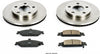 KOE1551 Autospecialty Front Replacement Brake Kit-Oe Brake Rotors & Ceramic Brake Pads