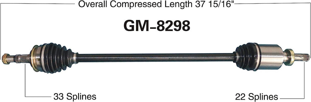 GM-8298 CV Axle
