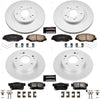 CRK1047 Coated Brake Rotor & Ceramic Brake Pads- Front & Rear