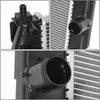 OEM-RA-13591 1-Row Aluminum Core Radiator Compatible with 19-20 UX250H / 16-20 Prius,26-1/2" W X 17-3/4" H X 5/8" D,1-3/8" Inlet / 1-3/8" Outlet