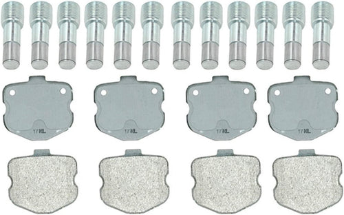 Gold 17D1185AMH Semi-Metallic Rear Disc Brake Pad Set