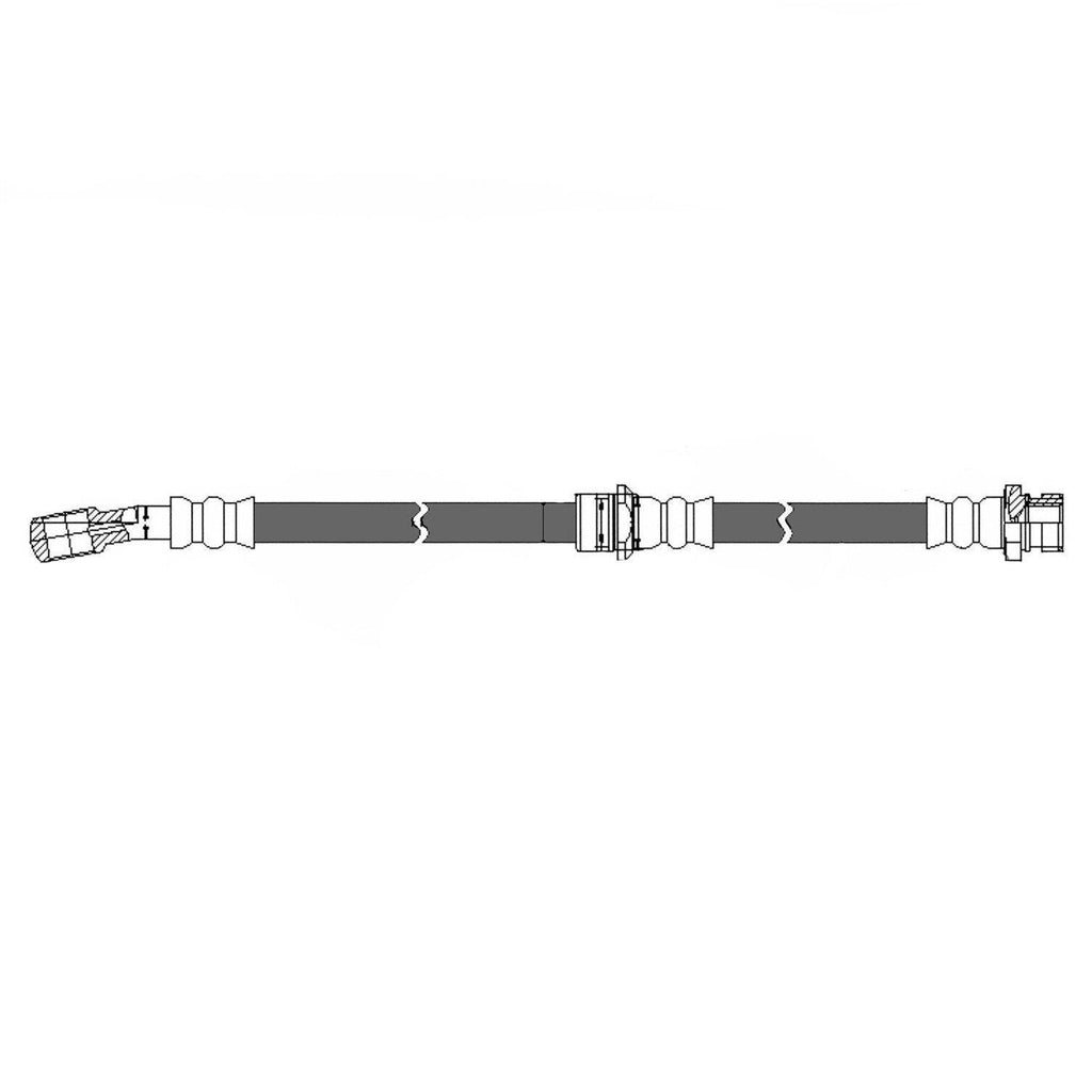 Centric Brake Hydraulic Hose for Spectra, Spectra5, Tiburon, Elantra 150.51305