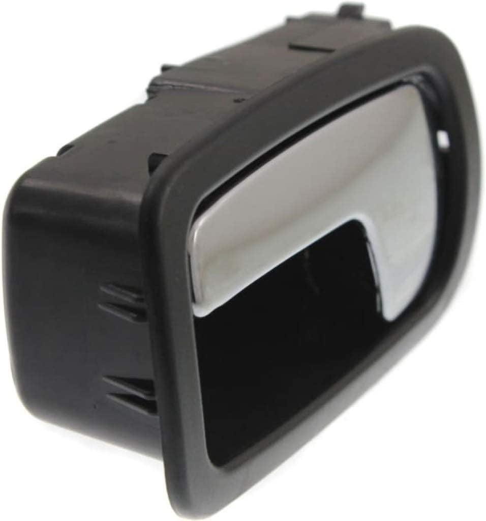 for Chevy Cobalt Interior Door Handle Front Driver Side Black Bezel with Chrome Lever 2005-2010 | Trim:All Submodels | GM1352166 | 22722755
