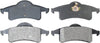 Silver 14D791M Semi-Metallic Rear Disc Brake Pad Set