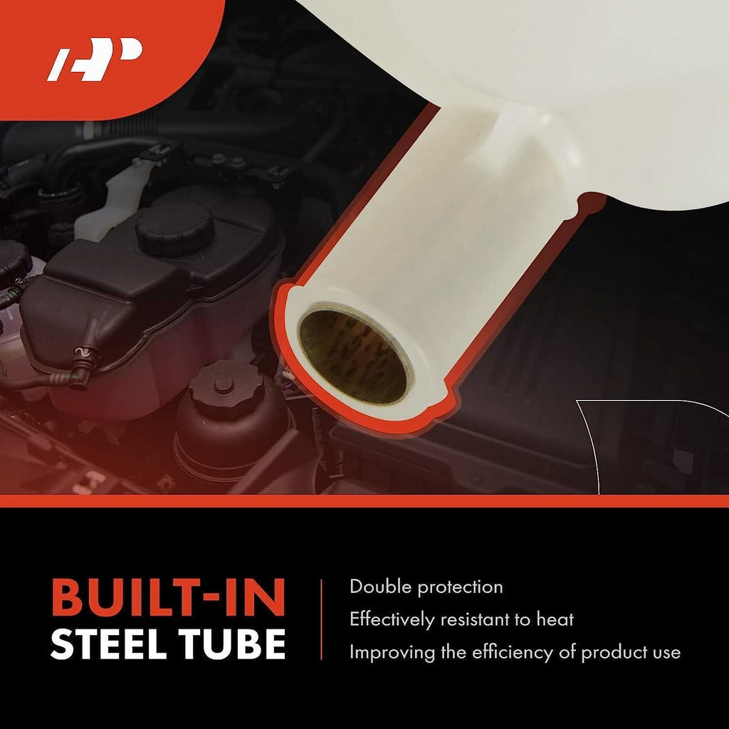 A-Premium Engine Coolant Overflow Recovery Reservoir Tank [W/Cap] Compatible with Freightliner 114SD, Business Class M2, Century Class, M2, M2 100, M2 106, M2 112, Replace # 521178000