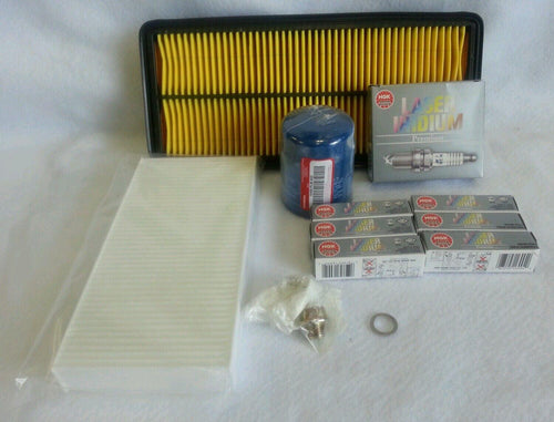 Tune up Kit NGK Spark Plugs Filter Service Kit 03-07 Honda Accord V6