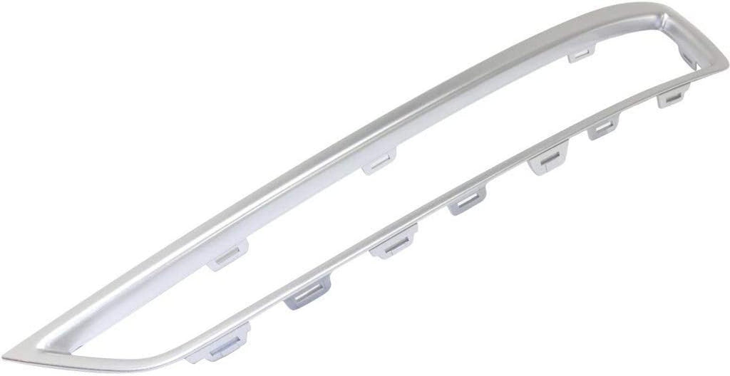 For Acura MDX Grille Trim 2010 2011 2012 2013 Passenger Side | Garnish | Painted Silver | AC1039111 | 71104STXA00