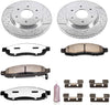 Power Stop K211-36 Front Z36 Truck & Tow Brake Kit, Carbon Fiber Ceramic Brake Pads and Drilled/Slotted Brake Rotors