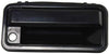 Door Handle Compatible with Chevy C/K Full Size P/U 88-00 Front RH and LH outside Smooth Black Metal W/Keyhole