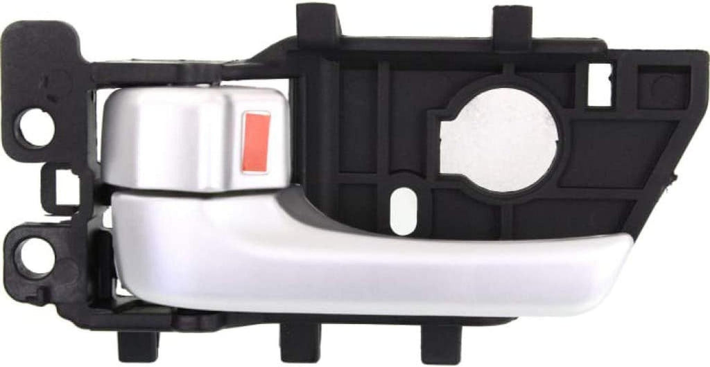 for Kia Forte Interior Door Handle Front or Rear, Driver Side Painted Silver (2010-2013) | with Door Lock Button | Trim:All Submodels | KI1352122 | 826101M020CR