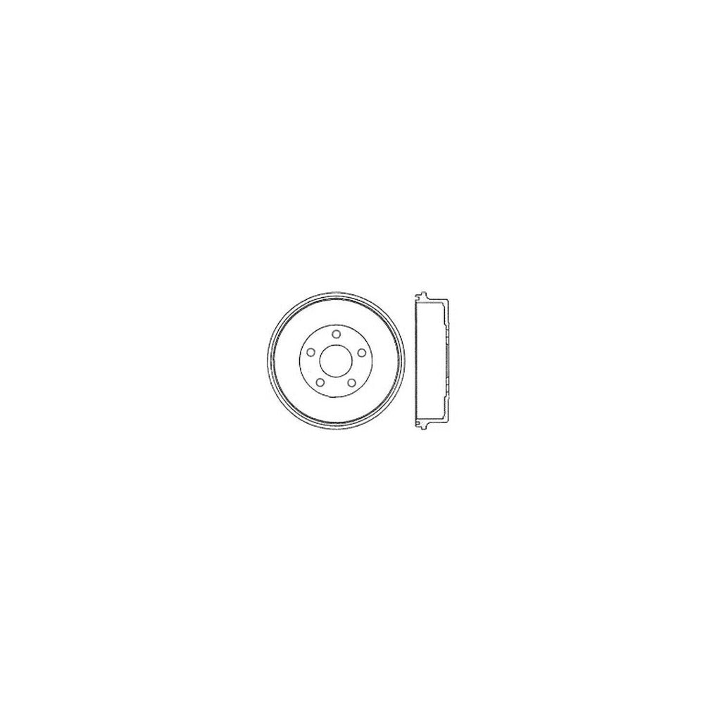 Centric Brake Drum for Escape, Tribute, Mariner 123.65046