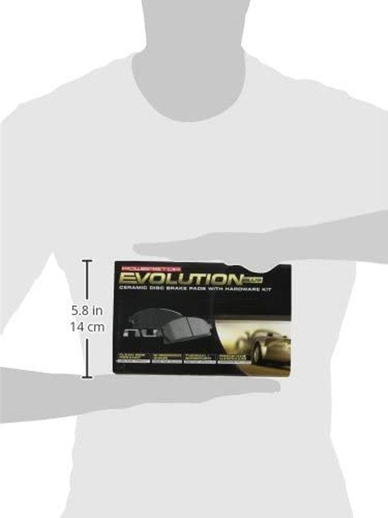 17-1273, Z17 Front Ceramic Brake Pads with Hardware