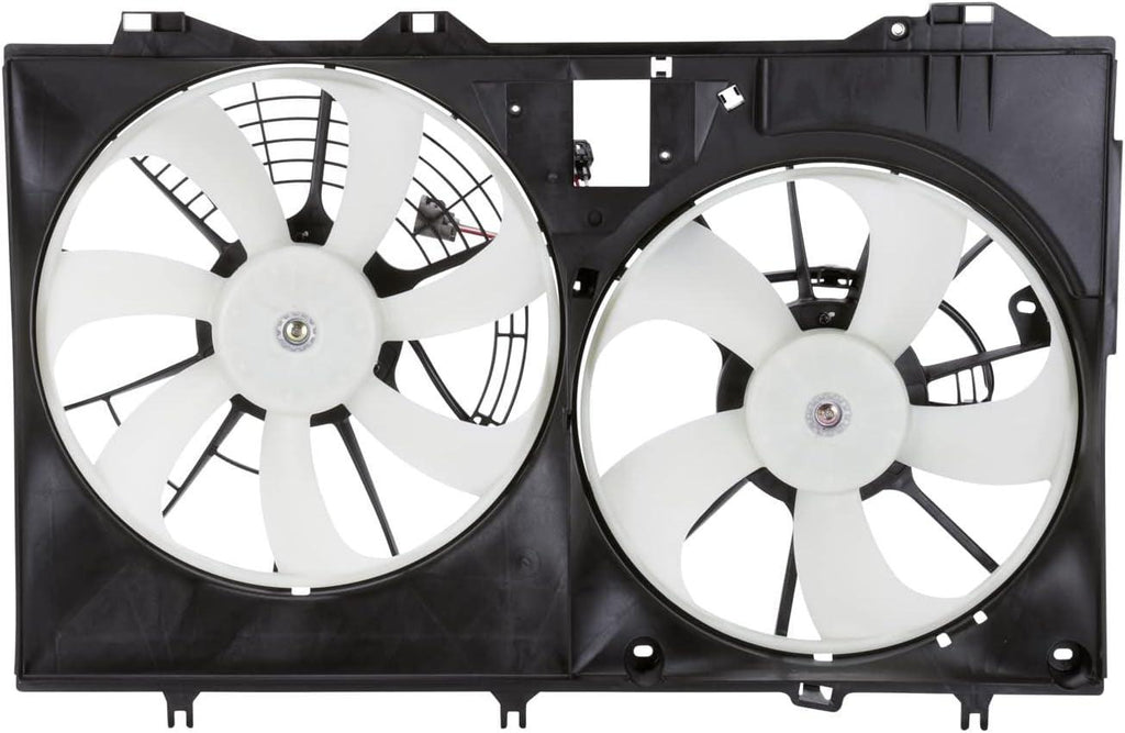 623940 Cooling Fan Assembly Compatible with 2017-2020 Toyota Sienna Black