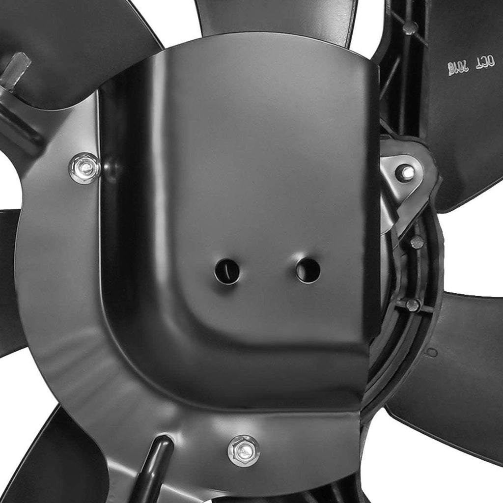 OEM-RF-0231 Factory Style Radiator Cooling Fan Assembly Cooling Efficiency Improved Direct Replacement [Compatible with 2002-2006 Sentra 2.5L] Black