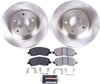 KOE3032 Autospecialty Front Replacement Brake Kit-Oe Brake Rotors & Ceramic Brake Pads