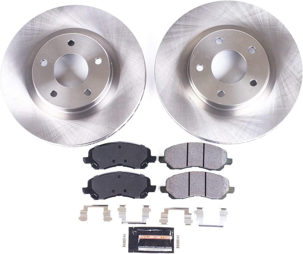 KOE3032 Autospecialty Front Replacement Brake Kit-Oe Brake Rotors & Ceramic Brake Pads