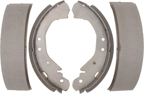 Silver 14593B Bonded Rear Drum Brake Shoe Set