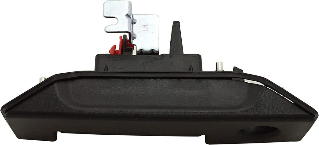 Exterior Rear Door Handle Compatible with 2015-2018 Chevrolet City Express Side Door Textured Black Driver Side