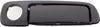 Dorman 80440 Front Passenger Side Exterior Door Handle Compatible with Select Ford/Mercury Models, Smooth Black