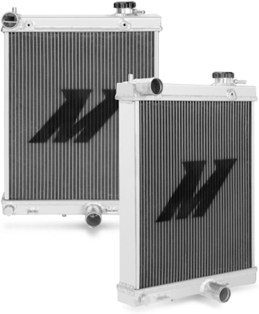 MMRAD-EVO-01H Half-Size Aluminum Radiator Compatible with Mitsubishi Lancer Evo 7/8/9 2001-2007