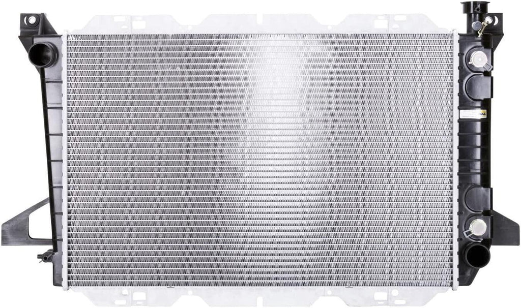 1454 Compatible with Ford F-Series 2-Row Plastic Aluminum Replacement Radiator