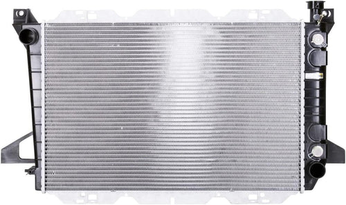 1454 Compatible with Ford F-Series 2-Row Plastic Aluminum Replacement Radiator