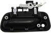 Compatible with Toyota T100 Exterior Door Handle Front, Passenger Side Black Bezel with Chrome Lever (1993-1998) | with Key Hole | Trim:All Submodels | TO1311135 | 6921034020