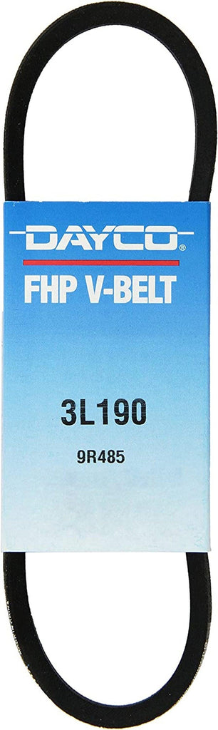 3L190 FHP Utility V-Belt, Black