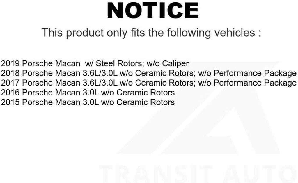 Mpulse Front Disc Brake Pads Wear Sensor SEN-2BWS0242 for Porsche Macan