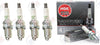 NGK BKR7E "V-POWER" Spark Plugs 4644 (Set of 4)