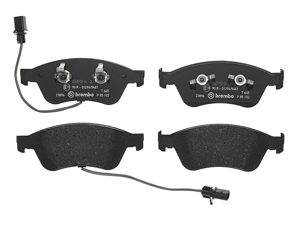 Brembo Front Disc Brake Pad Set for A8 Quattro, Phaeton (P85102)