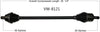 VW-8121 CV Axle, 1 Pack