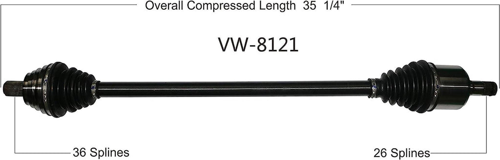 VW-8121 CV Axle, 1 Pack