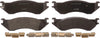 Silver 14D702AMH Semi-Metallic Rear Disc Brake Pad Set