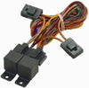 16765 Electric Fan Dual Relay Wire Harness, Black