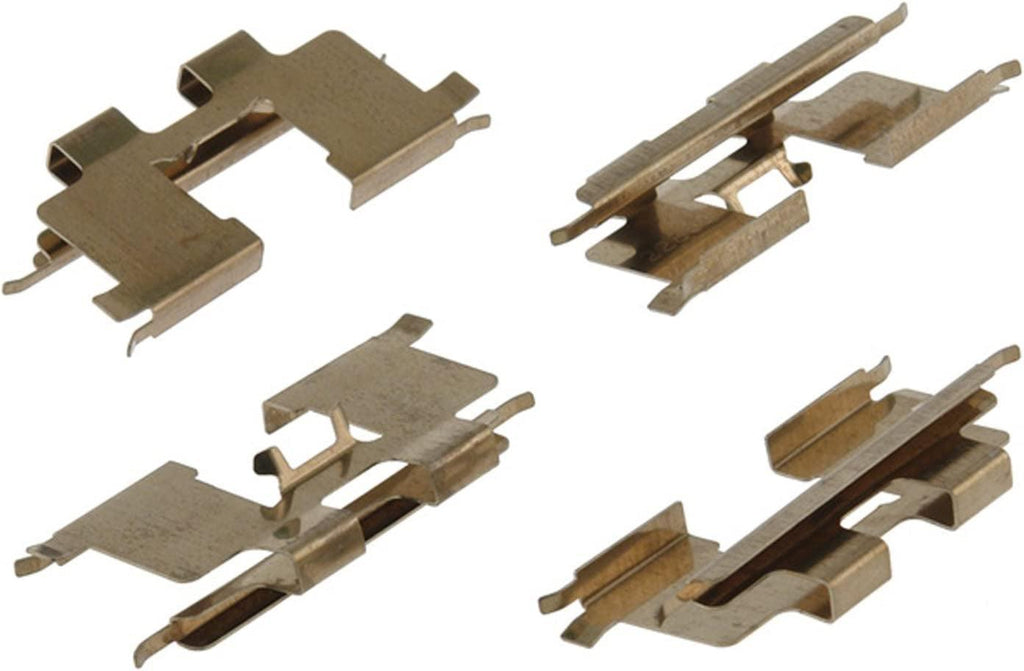 Gold 18K1354X Rear Disc Brake Caliper Hardware Kit with Clips