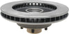 Silver 18A1344A Front Disc Brake Rotor and Hub Assembly